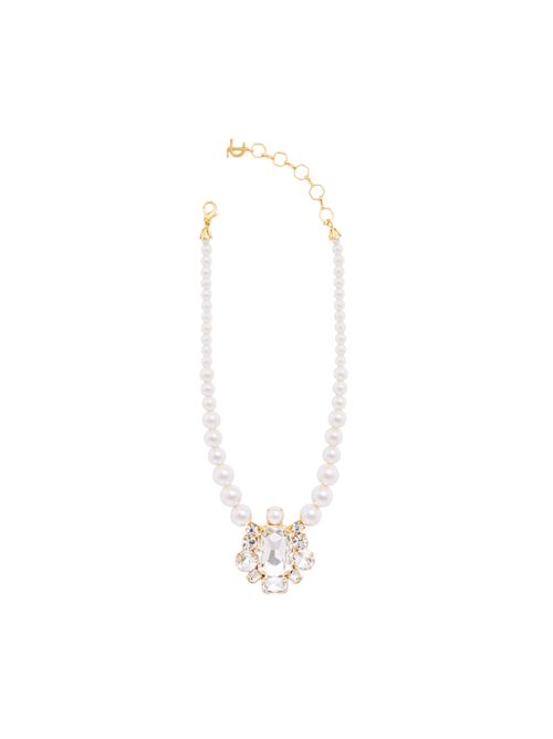 Collana Liz con perle e cristalli Bianco DE LIGUORO | 61P196 BUNICA